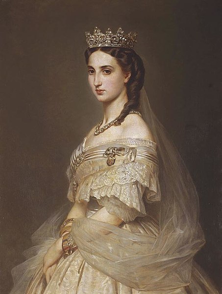 File:Albert Graefle (1807-89) - Princess Charlotte of Belgium, Empress of Mexico (1840-1927) - RCIN 402474 - Royal Collection.jpg