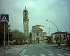 Zogno, Lombardia, Włochy - Widok z ratusza - Comu