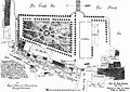 Plan des Alten Gartens mit Reitbahn, Ballhaus und Lustgarten im Jahr 1764