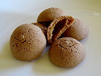 Amaretti, macarons italiens.