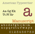 Thumbnail for American Typewriter