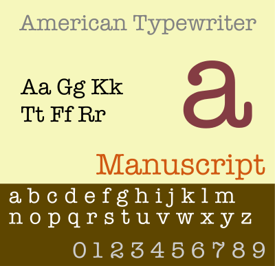 American Typewriter