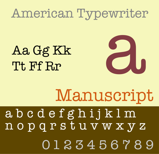 American Typewriter - Wikipedia