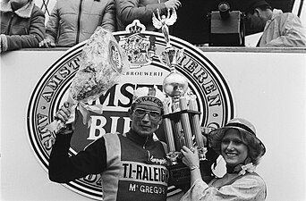 Podio de la Amstel Gold Race de 1978.