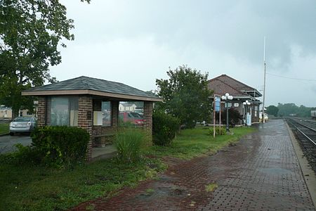 Amtrak Connersville, IN station