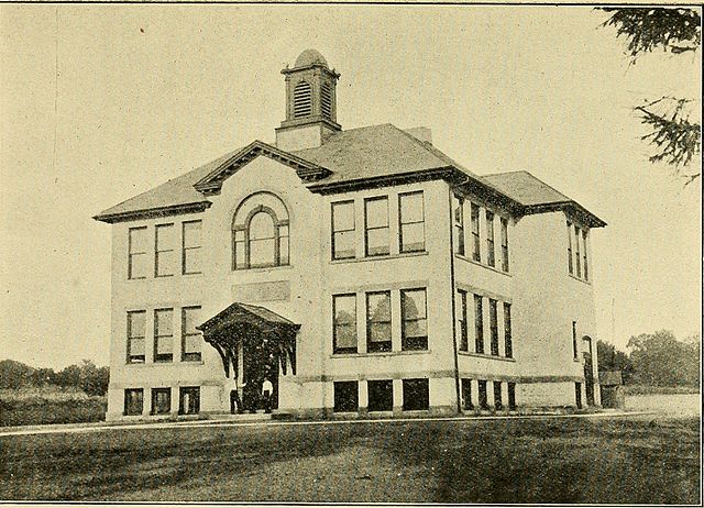 Penfield Union School as it appeared in 1909