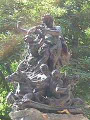 Detalle de la Fuente de Neptuno / Detail of Neptune's Fountain