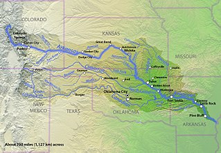 Ninnescah River river in the United States of America
