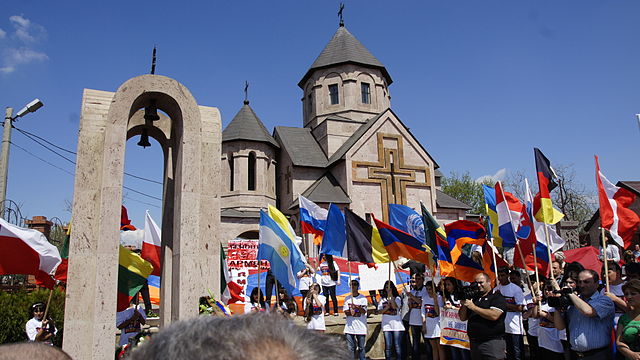 Commemoration of the Armenian genocide in Volgograd, 2012