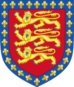 Arms of John of Eltham, Earl of Cornwall.svg