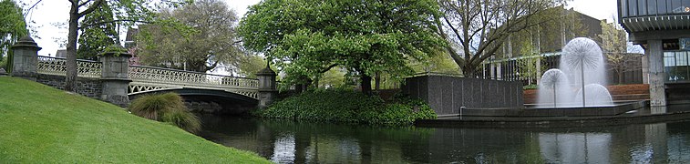 Avon River am Victoria Square, Christchurch