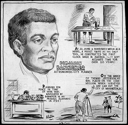 BENJAMIN BANNEKER - ASTRONOMER-CITY PLANNER - NARA - 535626