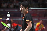 Deutsch: Badminton bei den Olympischen Jugendspielen 2018; Tag 4, 10. Oktober 2018; Viertelfinale Mädchen: Vu Thi Anh Thu (Vietnam) - Goh Jin Wei (Malaysia) 12-21, 9-21 26′ English: Badminton at the 2018 Summer Youth Olympics at 10 October 2018 – Girls Quarterfinal: Vu Thi Anh Thu (Vietnam) vs Goh Jin Wei (Malaysia) 12-21, 9-21 26′