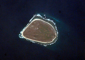 Image satellite de l'île Baker.