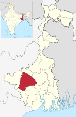 West Bengal میں محل وقوع