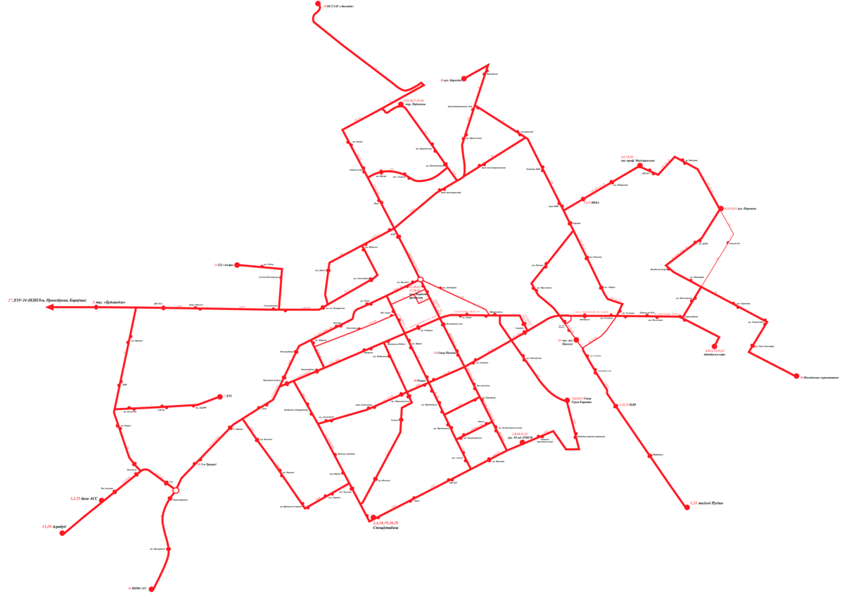 Движение барановичи. Схема движения автобусов Барановичи. Карта маршрутов автобусов Барановичей. Маршрут 9 схема Барановичи. Схема Баранович.