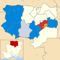 Basingstoke and Deane UK local election 2018 map.svg