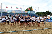 Deutsch: Beachhandball Europameisterschaften 2019 (Beach handball Euro); Tag 6: 7. Juli 2019 – Siegerehrungen English: Beach handball Euro; Day 6: 7 July 2019 – Medal ceremony