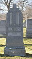 The grave of Bess Houdini in Gate of Heaven Cemetery