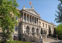 Sídlo Národní knihovny Španělska v Madridu