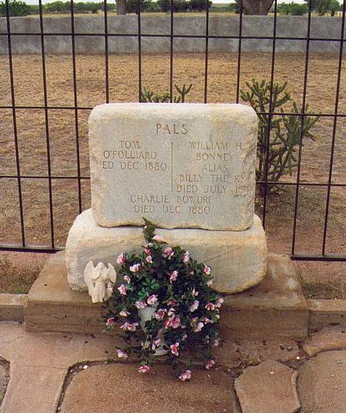 Billy the Kid's Grave in Hamilton, Texas