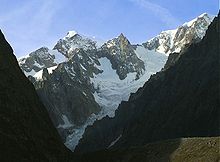 Die italienische Südseite der Aiguille de Bionnassay