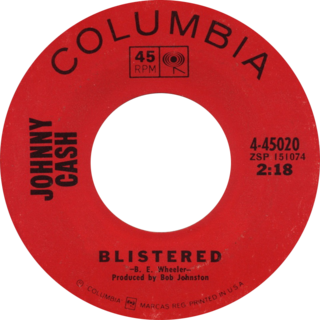 Blistered 1969 single by Johnny Cash