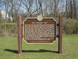 <span class="mw-page-title-main">Blue Mounds Fort</span> United States historic place