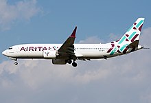 Air Italy Boeing 737 MAX 8 Boeing 737-8 MAX, Air Italy JP9008017.jpg