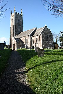 Bondleigh Village in Devon, England