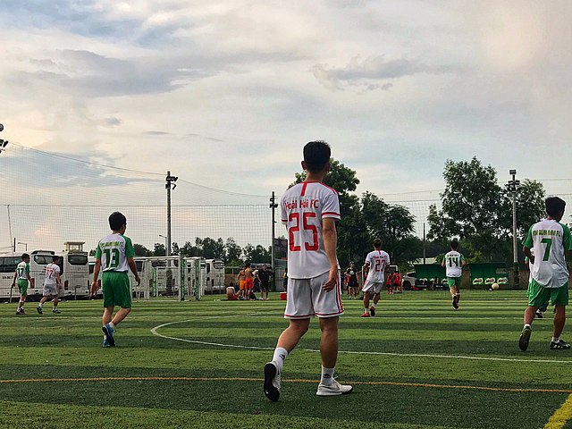 A friendly match in Vietnam