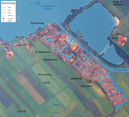 How to get to Boornzwaag with public transit - About the place