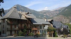 Skyline of Le Bourg-d'Oisans