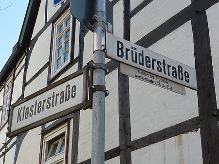 Brüderstraße Klosterstraße Herford