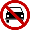 No motor vehicles,expect motorcycles