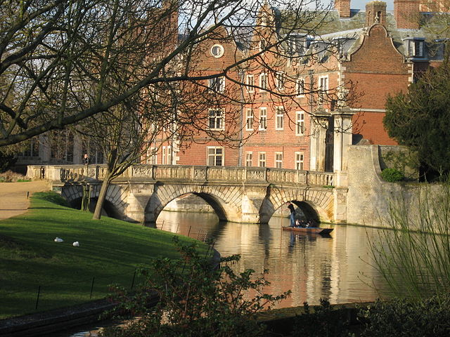 Part of the filming in Cambridge took place at St John's College