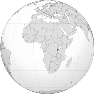 Location of ਬੁਰੂੰਡੀ (ਗੂੜ੍ਹਾ ਹਰਾ)in ਅਫ਼ਰੀਕਾ (ਸਲੇਟੀ)  –  [Legend]