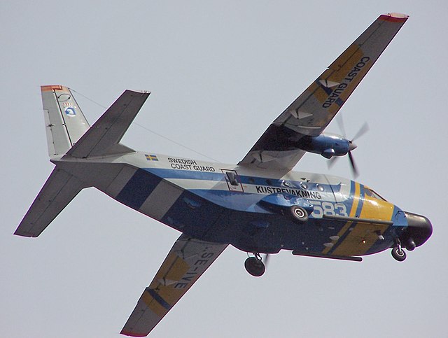 Former CASA C-212 Aviocar of the Swedish Coast Guard