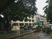 Admin building in Caloocan High School