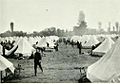 Español: Campamento militar otomano, hacia 1904.