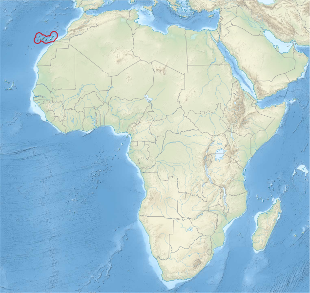 File:Canary Islands in Africa (relief) (-mini map).svg