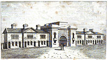 Canning Terrace from the History and Antiquities of Nottingham by James Orange, 1840 Canning Terrace.jpg