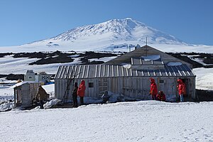 Excursion dans le delta de l'Antarctique au cap Evans Scott's Hut