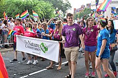 Participants at the 2018 parade Capital Pride Parade 2018 (28948551708).jpg