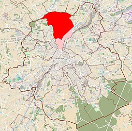 Thành Phố Bruxelles: Lịch sử lãnh thổ, Quận, Thị trưởng