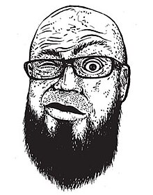 Artist self-portrait, 2011 inked illustration CaseySorrowSelfPortrait.jpg