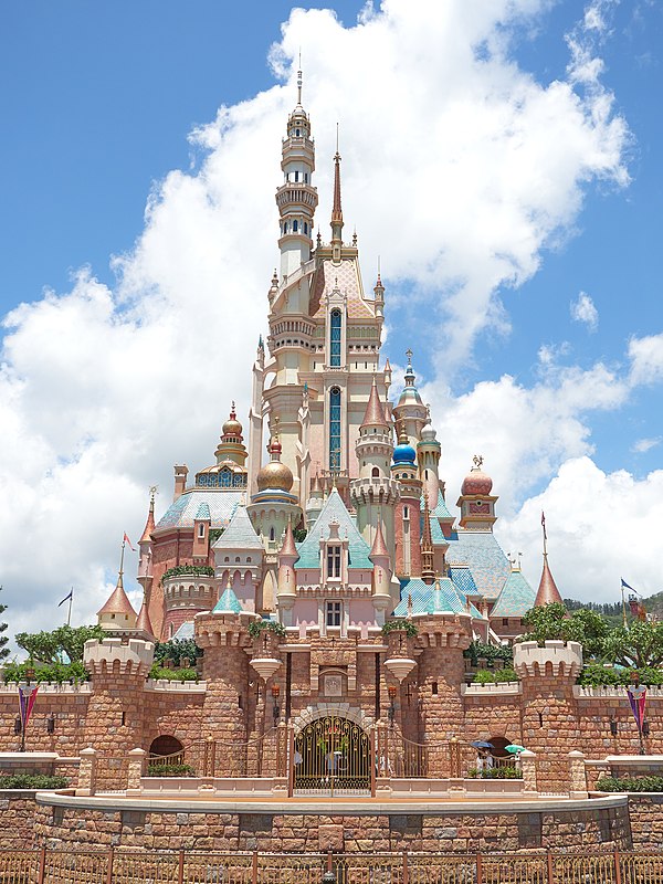 Castle of Magical Dreams, icon of Hong Kong Disneyland