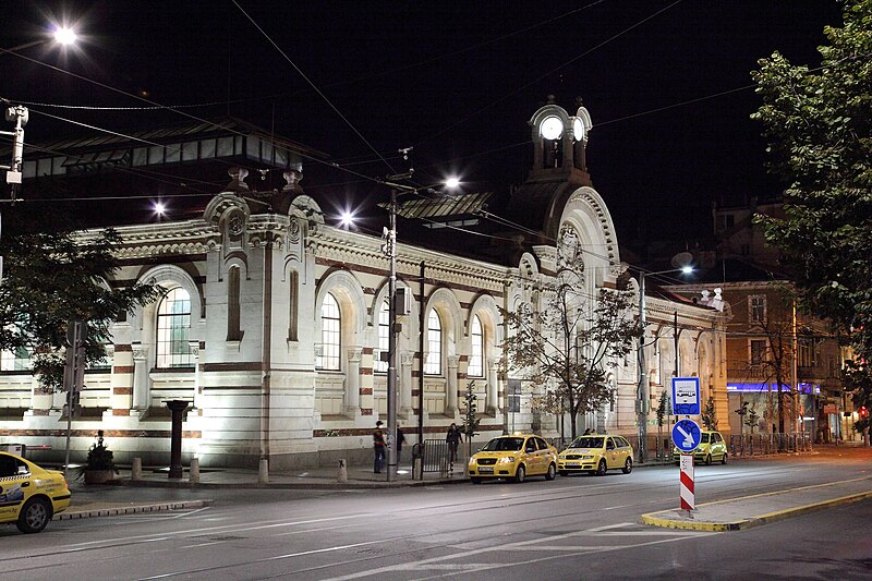 File:Central Market Hall in Sofia at night PD 2012 5.JPG