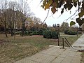 Naselje Cerak vinogradi, pogled (18.11.2018.) sa središnjeg platoa i stepenica, ka ulici Lipa