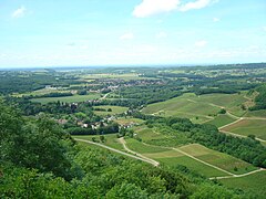 Vue panoramique depuis Château-Chalon